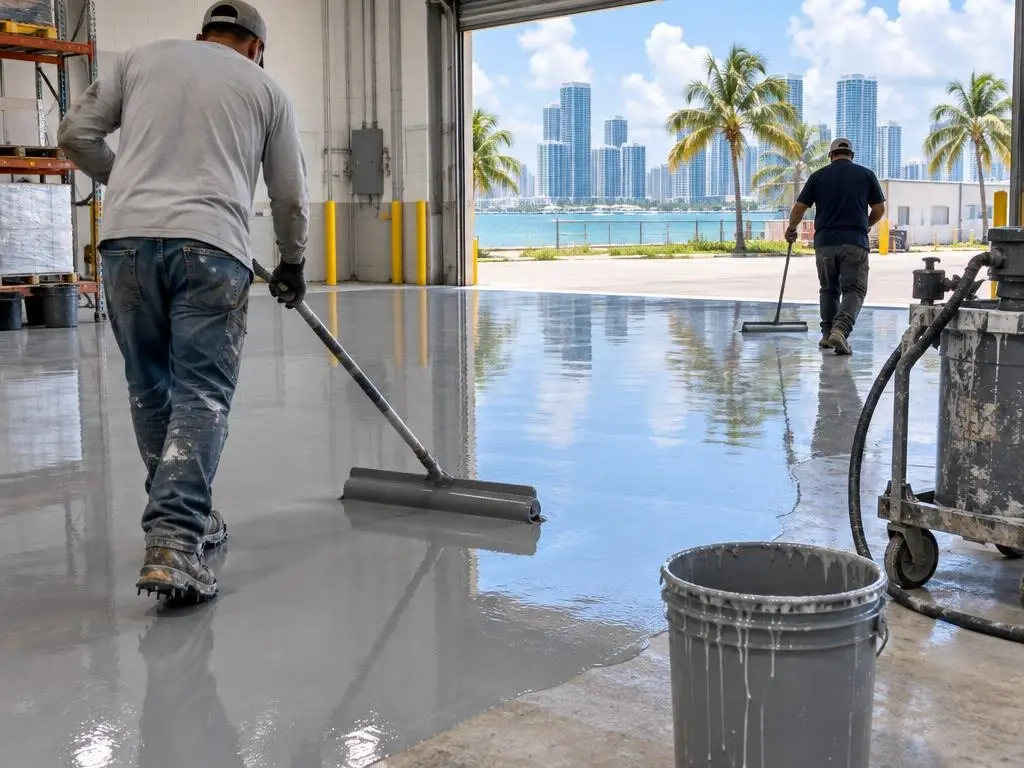 Commercial & Warehouse Epoxy in Miami, FL
