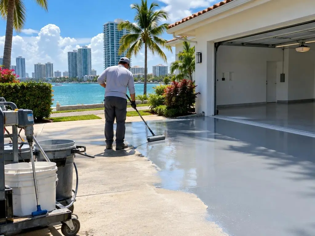 Polyaspartic Floor Coatings in Miami, FL